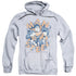 SUPERMAN/COMING THROUGH - ADULT PULLOVER HOODIE - ATHLETIC HEATHER