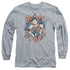 SUPERMAN/COMING THROUGH - L/S ADULT 18/1 - ATHLETIC HEATHER