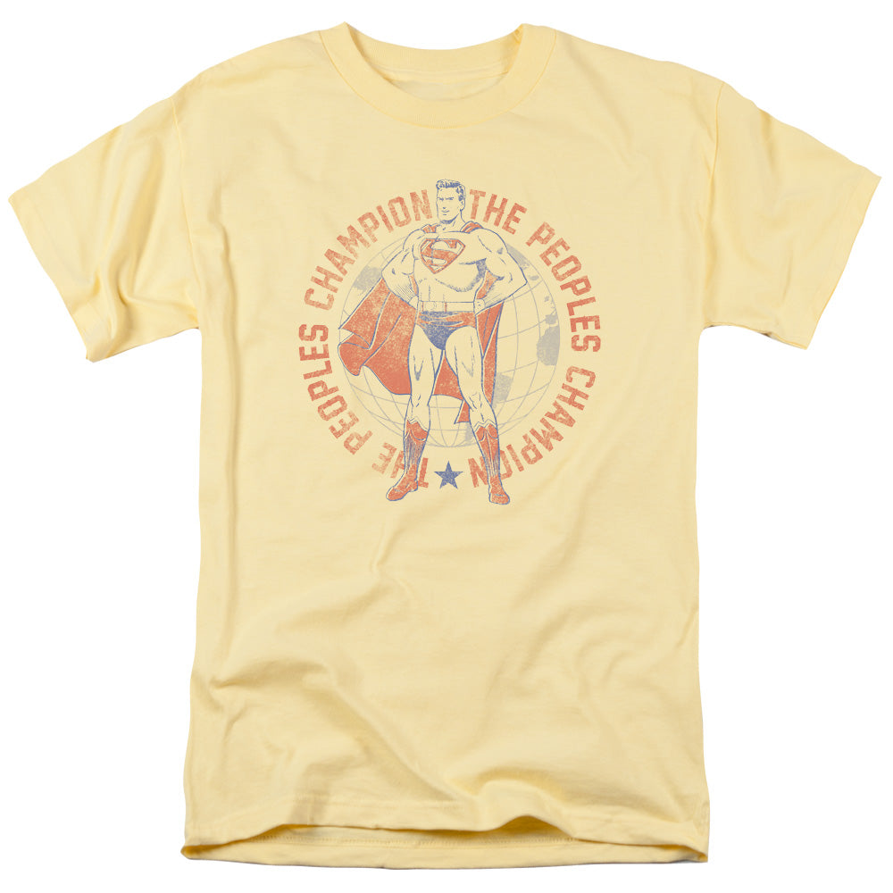 SUPERMAN/PEOPLES CHAMPION - S/S ADULT 18/1 - BANANA