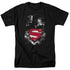 SUPERMAN/DARKEST HOUR - S/S ADULT 18/1 - BLACK