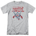 SUPERMAN/STEEL RETRO - S/S ADULT 18/1 - ATHLETIC HEATHER