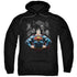 SUPERMAN/VILLAINS - ADULT PULLOVER HOODIE - BLACK