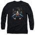 SUPERMAN/VILLAINS - L/S ADULT 18/1 - BLACK