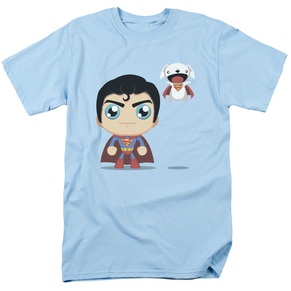 SUPERMAN/CUTE SUPERMAN - S/S ADULT 18/1 - LIGHT BLUE