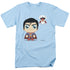 SUPERMAN/CUTE SUPERMAN - S/S ADULT 18/1 - LIGHT BLUE