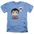 SUPERMAN/CUTE SUPERMAN - ADULT HEATHER - LIGHT BLUE