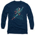 SUPERMAN/FREQUENT FLYER - L/S ADULT 18/1 - NAVY