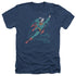 SUPERMAN/FREQUENT FLYER - ADULT HEATHER - NAVY