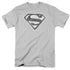 SUPERMAN/GREY S - S/S ADULT 18/1 - SILVER