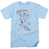 SUPERMAN/TO THE RESCUE - S/S ADULT 18/1 - LIGHT BLUE