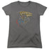 SUPERMAN/ZOD GREETINGS - S/S WOMENS TEE - CHARCOAL