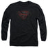 SUPERMAN/BRICK S - L/S ADULT 18/1 - BLACK