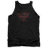 SUPERMAN/BRICK S - ADULT TANK - BLACK