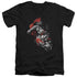 SUPERMAN/MY CITY - S/S ADULT V-NECK 30/1 - BLACK