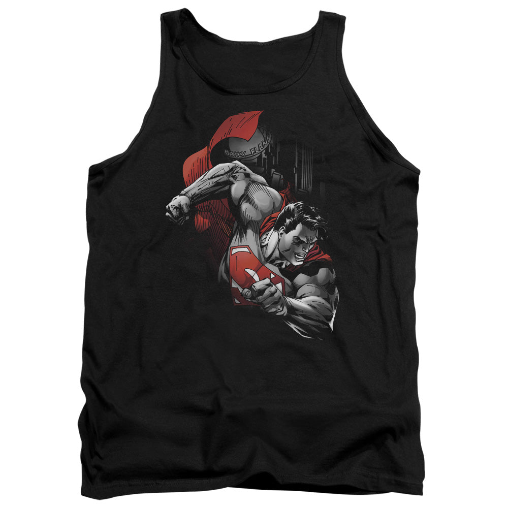 SUPERMAN/MY CITY - ADULT TANK - BLACK
