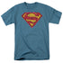 SUPERMAN/SHATTERED SHIELD - S/S ADULT 18/1 - SLATE