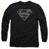 SUPERMAN/CHAINMAIL - L/S ADULT 18/1 - BLACK