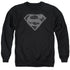 SUPERMAN/CHAINMAIL - ADULT CREWNECK SWEATSHIRT - BLACK