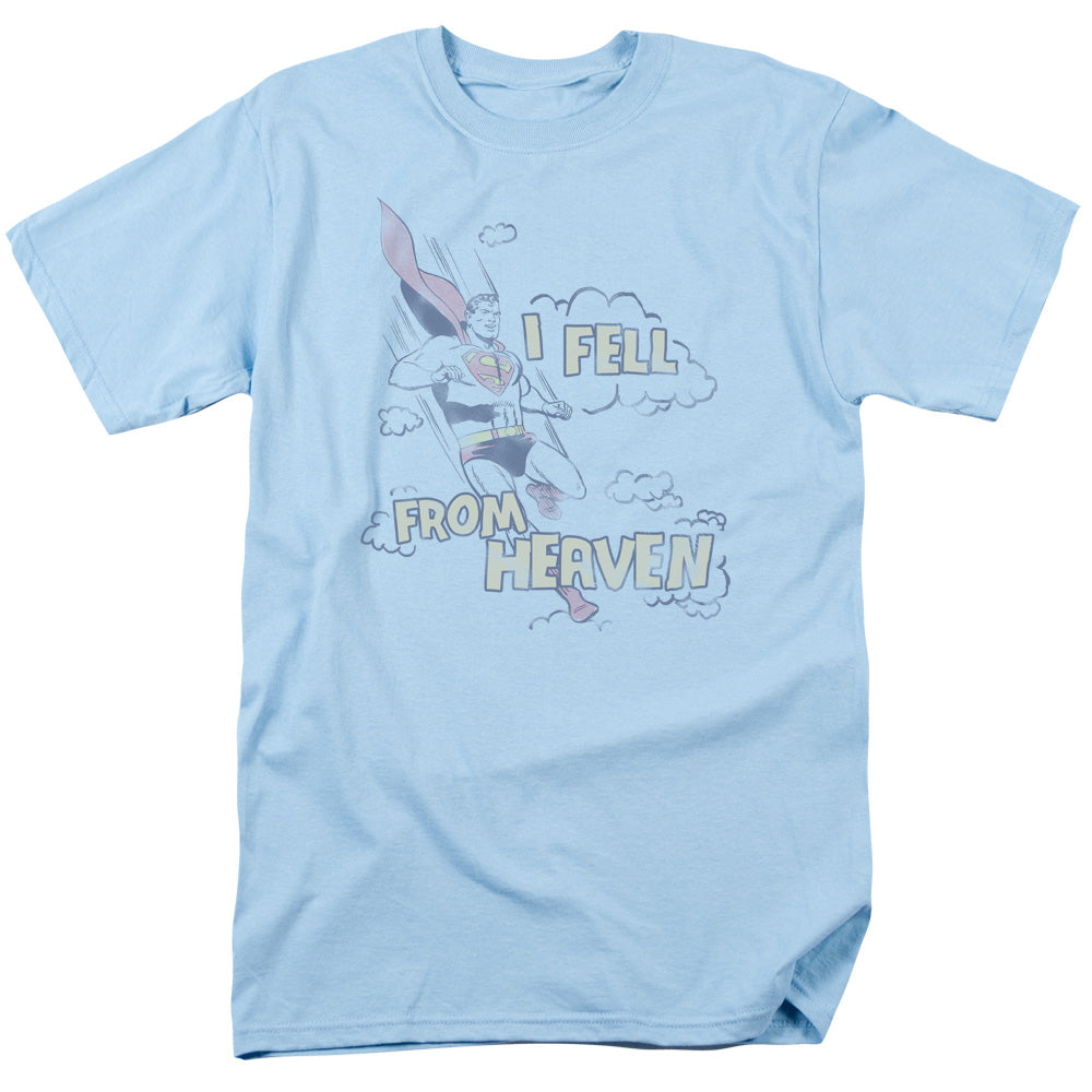 SUPERMAN/I FELL - S/S ADULT 18/1 - LIGHT BLUE