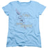 SUPERMAN/I FELL - S/S WOMENS TEE - LIGHT BLUE