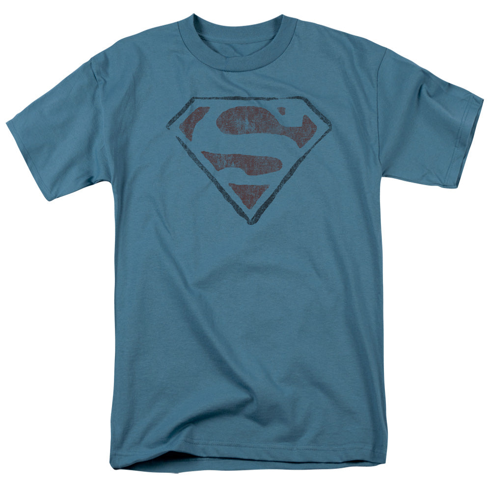 SUPERMAN/VINTAGE S - S/S ADULT 18/1 - SLATE