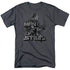 SUPERMAN/STEEL POSES - S/S ADULT 18/1 - CHARCOAL