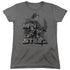 SUPERMAN/STEEL POSES - S/S WOMENS TEE - CHARCOAL