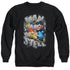 SUPERMAN/RIPPING STEEL - ADULT CREWNECK SWEATSHIRT - BLACK