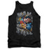 SUPERMAN/RIPPING STEEL - ADULT TANK - BLACK