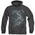 SUPERMAN/BREAK FREE - ADULT HEATHER HOODIE - BLACK
