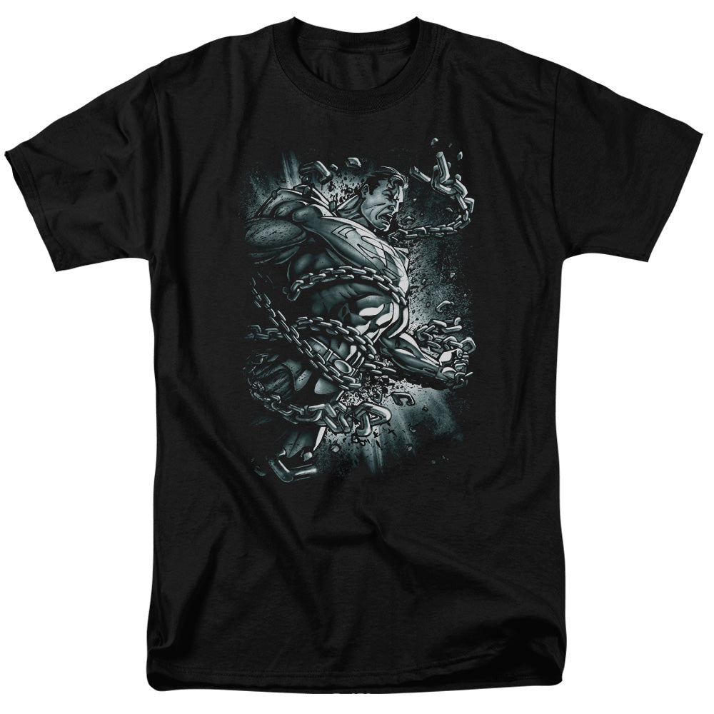SUPERMAN/BREAK FREE - S/S ADULT 18/1 - BLACK