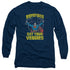 SUPERMAN/VEGGIE POWER - L/S ADULT 18/1 - NAVY