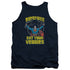 SUPERMAN/VEGGIE POWER - ADULT TANK - NAVY