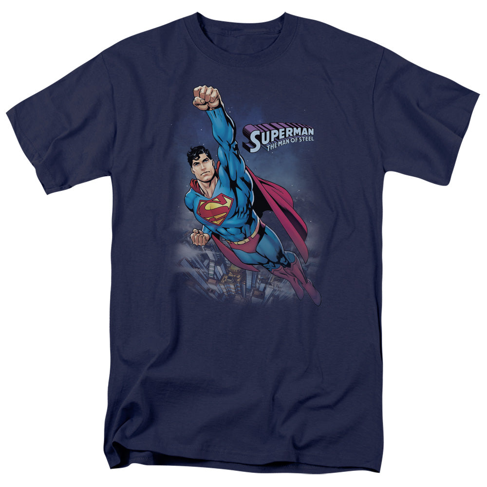 SUPERMAN/TWILIGHT FLIGHT - S/S ADULT 18/1 - NAVY