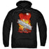 SUPERMAN/STEEL GIRDER - ADULT PULLOVER HOODIE - BLACK