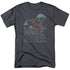 SUPERMAN/COLORED LINES - S/S ADULT 18/1 - CHARCOAL