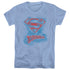 SUPERMAN/ITS SKETCHY - S/S WOMENS TEE - CAROLINA BLUE