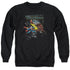 SUPERMAN/SHOWDOWN - ADULT CREWNECK SWEATSHIRT - BLACK