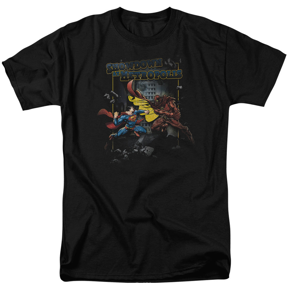SUPERMAN/SHOWDOWN - S/S ADULT 18/1 - BLACK