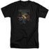 SUPERMAN/SHOWDOWN - S/S ADULT TALL 18/1 - BLACK