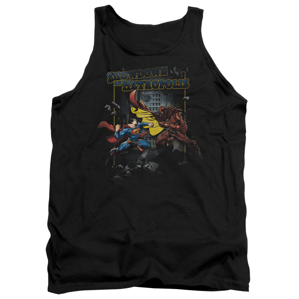 SUPERMAN/SHOWDOWN - ADULT TANK - BLACK