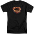SUPERMAN/SPACE BURST SHIELD - S/S ADULT TALL 18/1 - BLACK