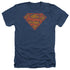 SUPERMAN/MESSY S - ADULT HEATHER - NAVY