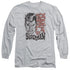 SUPERMAN/RETRO LINES - L/S ADULT 18/1 - SILVER