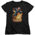 SUPERMAN/SPACE CASE - S/S WOMENS TEE - BLACK
