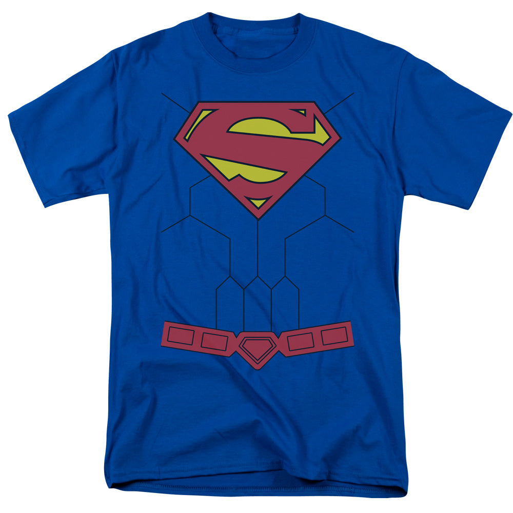 SUPERMAN/NEW 52 TORSO - S/S ADULT 18/1 - ROYAL BLUE