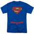 SUPERMAN/NEW 52 TORSO - S/S ADULT 18/1 - ROYAL BLUE