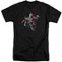 SUPERMAN/UP IN THE SKY - S/S ADULT TALL 18/1 - BLACK