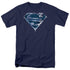 SUPERMAN/WATER SHIELD - S/S ADULT 18/1 - NAVY