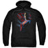 SUPERMAN/SUPER DECO - ADULT PULLOVER HOODIE - BLACK